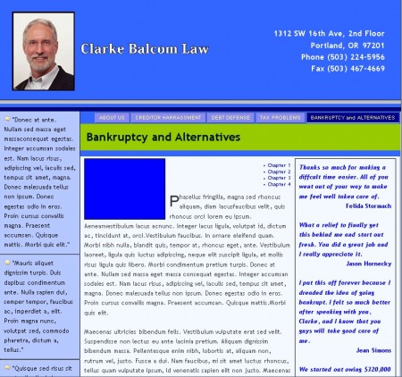 Website for a Law Office